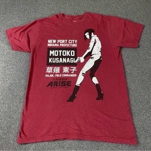Arise Ghost In The Shell Arise Motoko Kusanagi Promo T-Shirt Men’s Size Large